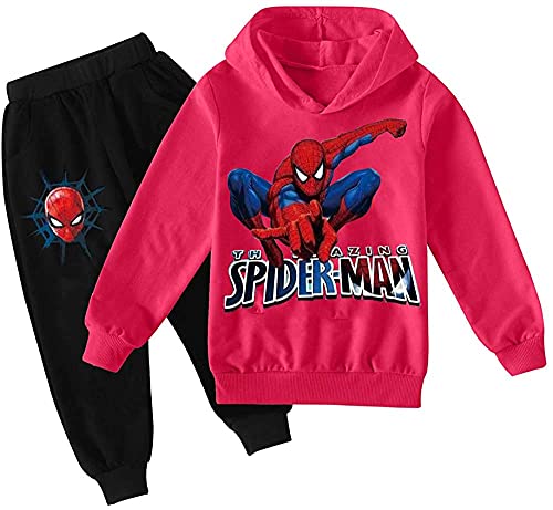 ZKDT Superheld Fashion Hoodie, zweiteiliges Kinder-Sweatshirt, Jungen und Mädchen (5,120) von ZKDT