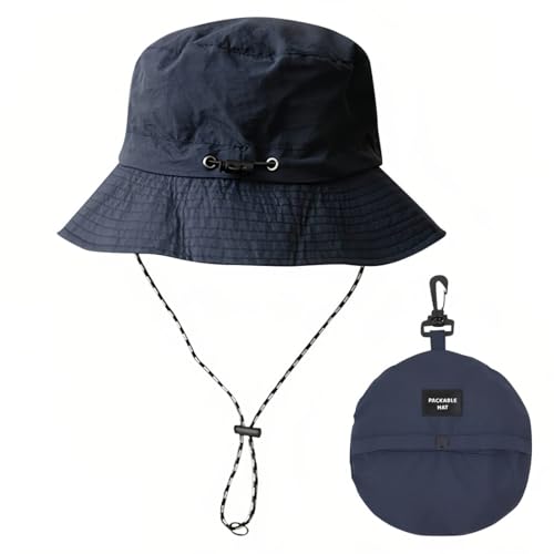ZKGYUS 1 hut damen,Schnell trocknende wasserdichte faltbare Tasche Fischerhut tragbare und verstaubare Outdoor-Hut spezielle Wandermütze von ZKGYUS