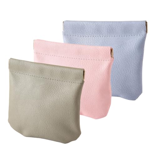 ZKGYUS 3 Stück Damenbinden Aufbewahrungstasche Tampon Binden Aufbewahrung für Damen Mädchen Mini Perioden Tasche mit Reißverschluss Damenbinde Organizer Kosmetiktasche Klein Tragbar Tampontasche von ZKGYUS