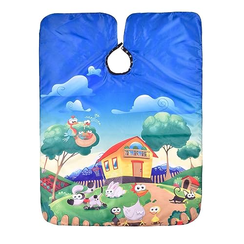 ZKGYUS Kinder Friseur Schneiden Umhang Friseur Salon Haar Styling Stoff Schürze Wasserdichte Abdeckung Kleid Kleinkind Kinder Jungen Mädchen Tier Muster Styling Shampoo Salon Umhang ZKGYUS Kinder Friseur Schneiden Umhang Friseur Salon Haar Styling Stoff Schürze Wasserdichte Abdeckung Kleid Kleinkind Kinder Jungen Mädchen Tier Muster Styling Shampoo Salon Umhang von ZKGYUS