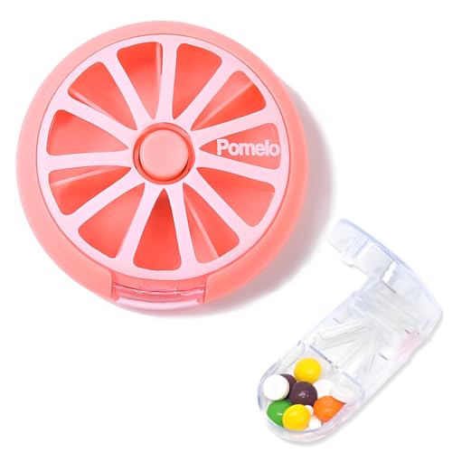 ZKGYUS Tablettenbox 7 Tage Klein, Pillendose 7 tage, Pillendose Klein Medikamentenbox Tabletten, Tablettendose für Unterwegs Rund Small, mit 1 Stück Tablettenteiler für Tabletten ZKGYUS Tablettenbox 7 Tage Klein, Pillendose 7 tage, Pillendose Klein Medikamentenbox Tabletten, Tablettendose für Unterwegs Rund Small, mit 1 Stück Tablettenteiler für Tabletten von ZKGYUS