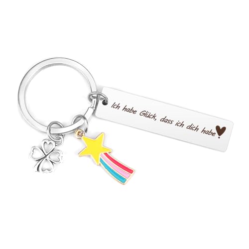 Geschenke für Paare Schlüsselanhänger Partner Pärchen Geschenke für Freundin Geschenk für Freund Geburtstagsgeschenk für Freundin Männer Liebes Geschenk für Ihn Sie Valentinstag Geschenke Weihnachten von ZKIUOA