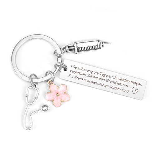 Schlüsselanhänger Krankenschwester Geschenke für Krankenschwestern Krankenschwester Zubehör Motivationsgeschenke Geschenke für Frauen Medizinstudent Geschenk Anhänger Mutmacher Geschenk Weihnachten Schlüsselanhänger Krankenschwester Geschenke für Krankenschwestern Krankenschwester Zubehör Motivationsgeschenke Geschenke für Frauen Medizinstudent Geschenk Anhänger Mutmacher Geschenk Weihnachten von ZKIUOA