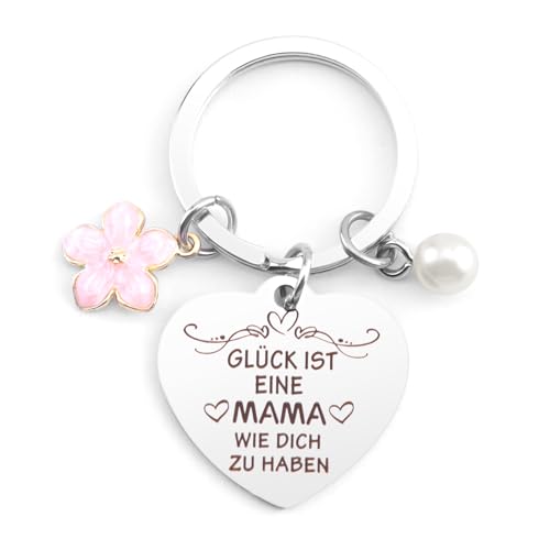 Muttertagsgeschenke für Mama,Geschenke für Mama Geschenk Mama Schlüsselanhänger Mit Gravur,Muttertagsgeschenk,Muttertag Geschenk für Mama Zum Geburtstag,Geburtstagsgeschenk für Mama,Mutter Geschenke von ZKIUOA