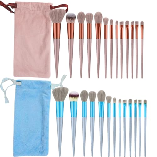 ZKSXOA Make Up Pinsel Set 26 Stück Professionelles Pinselset Makeup, Schminkpinsel Kit Makeup Foundation Brush Lidschatten Pinselset Make-up Pinsel Gesicht und Auge Kosmetikpinsel von ZKSXOA