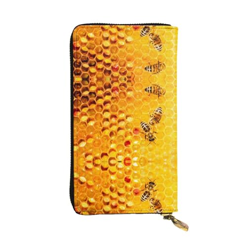 ZKZBDPLK Tropical Summer Hawaiian Flower Palm Leaves Print Exceptional Leather Long Wallet - Premium Quality Clutch with Full Print Design - A Splendid Statement of Class and Durability, Biene auf ZKZBDPLK Tropical Summer Hawaiian Flower Palm Leaves Print Exceptional Leather Long Wallet - Premium Quality Clutch with Full Print Design - A Splendid Statement of Class and Durability, Biene auf von ZKZBDPLK