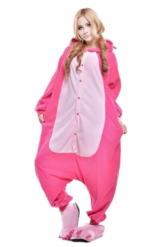ZKomoL Pyjamas Onesies Cosplay Erwachsene Unisex Tiere Halloween Kostüm Kleid Loungewear, Tigermuster von ZKomoL