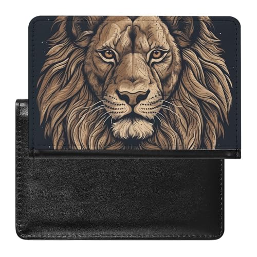Pass- und Impfkartenhalter Cartoon Löwe Passhalter Passpasshüllen Passpassschoner Passschoner Passpassschoner Passport Wallet International Travel Cartoon Löwe, 5.8 * 3.9 *, Cartoon Löwe, 5.8 × 3.9 × von ZLFDSKGY