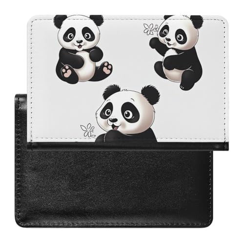 Reisepass- und Impfkartenhalter Verspielter Panda Reisepasshalter Passpasshüllen Passpassschutz Passpassschoner Passport Wallet International Travel Verspielter Panda 5,8 × 3,9 ×, Verspielter Panda, von ZLFDSKGY