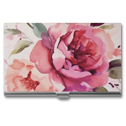 ZLFDSKGY Visitenkartenhalter, schlankes Metall-Visitenkartenetui für Männer und Frauen, Blumen- und Rosen-Namenskartenhalter, professionelle Geschäftskarten, Organizer, Kreditträger ZLFDSKGY Visitenkartenhalter, schlankes Metall-Visitenkartenetui für Männer und Frauen, Blumen- und Rosen-Namenskartenhalter, professionelle Geschäftskarten, Organizer, Kreditträger von ZLFDSKGY
