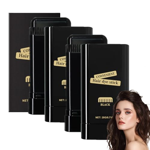 Carylook Haarfarbe Stick,tragbare Haarfarbe Sticks mit eingebautem Kamm Haare färben,schnell färbende Haare färben,decken graue und weiße Haare und ist geeignet für beide Männer und Frauen (2 PCS) von ZLHHRZJX