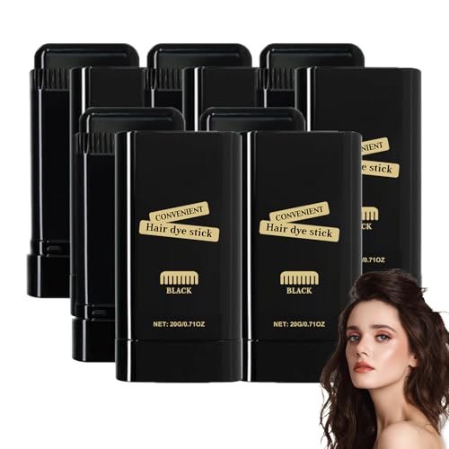 Carylook Haarfarbe Stick,tragbare Haarfarbe Sticks mit eingebautem Kamm Haare färben,schnell färbende Haare färben,decken graue und weiße Haare und ist geeignet für beide Männer und Frauen (5 PCS) von ZLHHRZJX