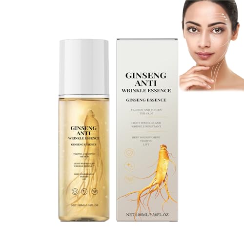 Ginseng Anti-Aging Hydrating Essence Water, Antiaging Lifting Essence, Face Serum For Women Mature Skin, Ginseng Extract Liquid, Face Essence Reduce Fine Lines Firms Skin Ginseng Firming (1 PCS) von ZLHHRZJX