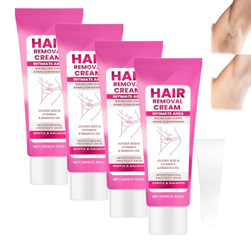 Haarentfernungscreme FüR Frauen, Enthaarungscreme Mit Aloe Vera, Haarentfernungscreme FüR Empfindliche Haut FüR Frauen Und MäNner, Achseln Und Intimbereiche, Sanfte Enthaarung FüR Gesicht (4 PCS) Haarentfernungscreme FüR Frauen, Enthaarungscreme Mit Aloe Vera, Haarentfernungscreme FüR Empfindliche Haut FüR Frauen Und MäNner, Achseln Und Intimbereiche, Sanfte Enthaarung FüR Gesicht (4 PCS) von ZLHHRZJX