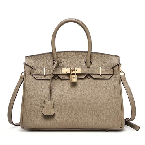- Exzellente Kombination Modische und strukturierte mehrfarbige Damenhandtasche, exquisite Handwerkskunst, die Funktionalität und Ästhetik vereint -Kann als Geschenk gegeben werden(Elephant Gray) von ZLSCDHZ