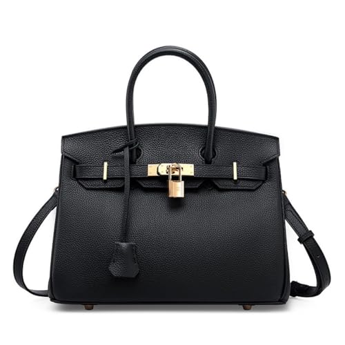 ZLSCDHZ - Exzellente Kombination Modische und strukturierte mehrfarbige Damenhandtasche, exquisite Handwerkskunst, die Funktionalität und Ästhetik vereint -Kann als Geschenk gegeben werden(Black) von ZLSCDHZ