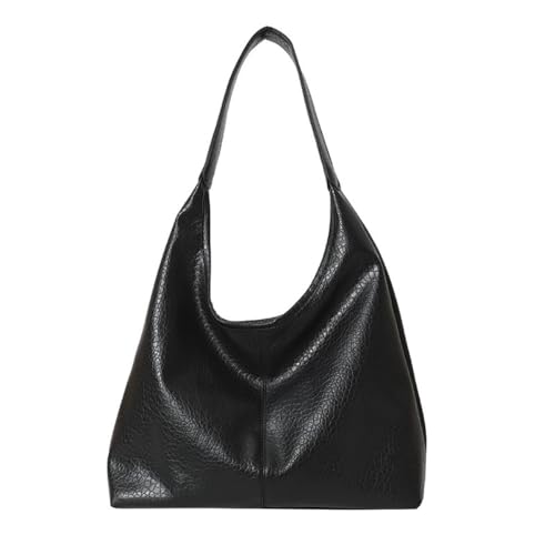 ZLSCDHZ - Exzellente Kombination Schlichte und stilvolle Damen-Tragetaschen: Aus hochwertigem Leder gefertigt, präsentieren sie Eleganz in mehreren Farben -Kann als Geschenk gegeben werden(Black) von ZLSCDHZ