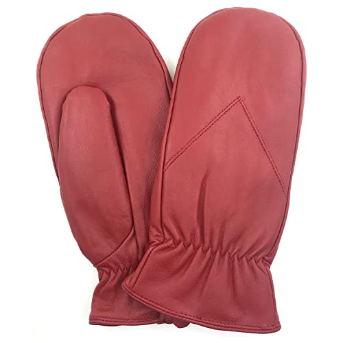 ZLUXURQ Damen Lammleder Handschuhe Handschuhe Dickes Fleece gefüttert von ZLUXURQ