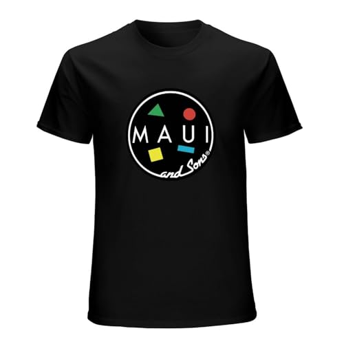 ZLWEI Hot Maui and Sons Mens Black Tshirt Casual Short Sleeve Men T Shirt Men Clothing Ropa Hombre Camisetas Black L ZLWEI Hot Maui and Sons Mens Black Tshirt Casual Short Sleeve Men T Shirt Men Clothing Ropa Hombre Camisetas Black L von ZLWEI