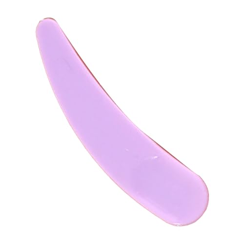 Kosmetischer Spatel Scoop Mini gebogener Make -up -Löffel zum Mischen von Probenahme Make -up -Werkzeug Augenface Lotionen tragbarer hygienischer Kunststoff von ZLXCAOB
