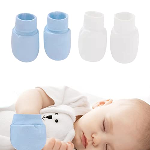 Baby Mittens Fäustlinge Baby Neugeboren,Superweiche Verstellbar Baby Anti Kratz Handschuhe, Baby Anti Kratzhandschuhe Kleinkind Schutz Fäustlinge Antikratzhandschuhe von ZLXFT