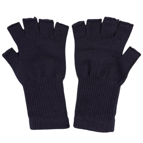 ZLXFT Halb Fingerhandschuhe Winter Fingerlose Handschuhe Half Finger Handschuhe Strickhandschuhe für Männer Frauen von ZLXFT