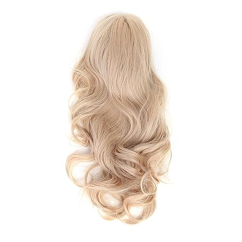 28" 71 Cm Lange Cosplay-Perücke, Blond, Anime-Cosplay-Perücken, Kostüm, Cosplay-Perücke Mit Perückenkappe, Goldblond von ZLXHDL