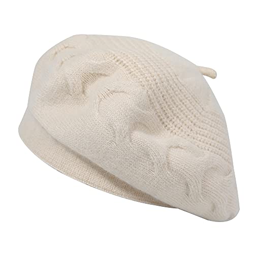 ZLYC Damen Baskenmütze Klassische Französischen Barett Einfarbig Warm Beret … von ZLYC