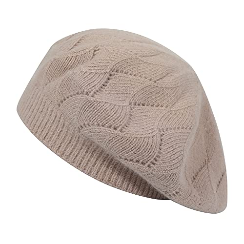 ZLYC Damen Baskenmütze Klassische Französischen Barett Einfarbig Warm Beret … von ZLYC