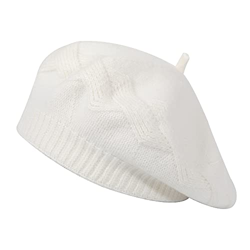 ZLYC Damen Baskenmütze Klassische Französischen Barett Einfarbig Warm Beret … von ZLYC