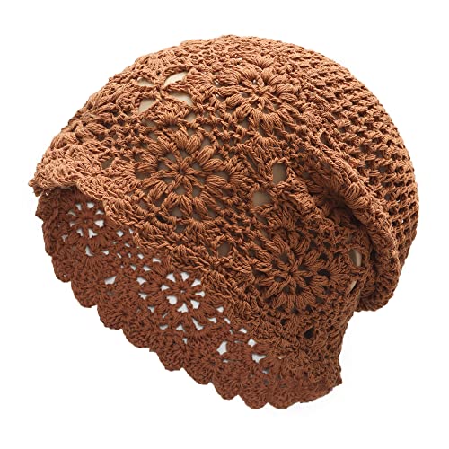 ZLYC Damen Mz-bn2021hh Beanie-Mütze, Solides Karamell, Einheitsgröße von ZLYC