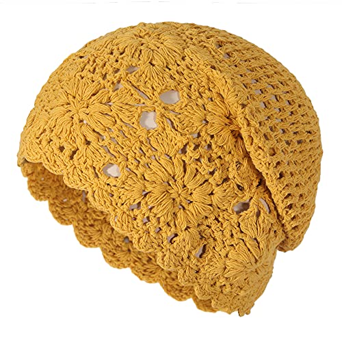 ZLYC Damen Mz-bn2021hh Beanie-Mütze, Solides Gelb, Einheitsgröße von ZLYC