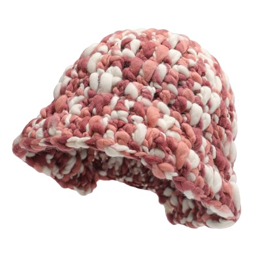ZLYC Damen Winter Fischerhut Mode Strick Cloche Mütze Einfarbiger Warm Hut(Gemischt Kaffee) von ZLYC