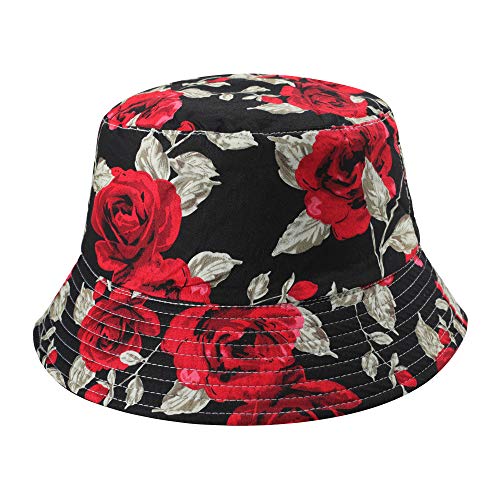 ZLYC Männer Frauen Sommer Fischerhüte Obst Hut, rosa schwarz, One Size ZLYC Männer Frauen Sommer Fischerhüte Obst Hut, rosa schwarz, One Size von ZLYC