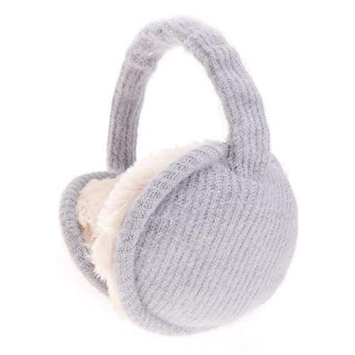 ZLYC Neue Winterzubehör Verstellbarer Ohrenschützer Ohrenwärmer Zusammenklappbar Outdoor Earmuffs Unisex Für Damen Herren, Grau, M von ZLYC