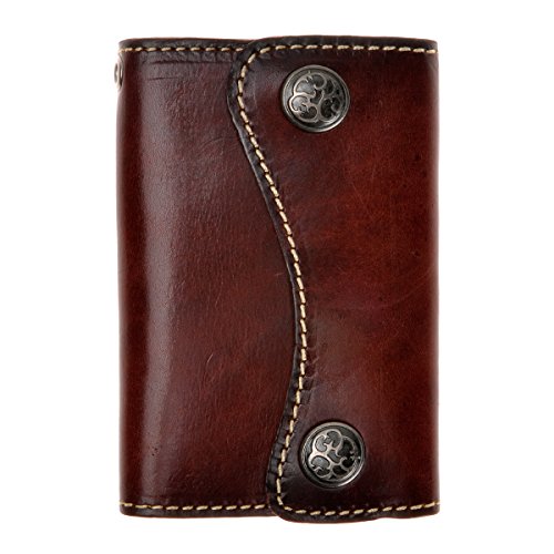 ZLYC New Genuine Leder Two Buttons Key Geldbeutel Card Holder Key Case Keychain Schlüsselmäppchen(Dunkel Braun),Einheitsgröße ZLYC New Genuine Leder Two Buttons Key Geldbeutel Card Holder Key Case Keychain Schlüsselmäppchen(Dunkel Braun),Einheitsgröße von ZLYC