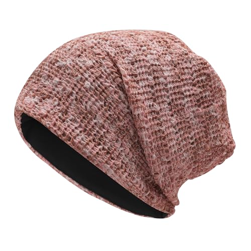 ZLYC Summer Long Slouch Beanie Leicht Weich Jersey Mütze für Damen und Herren(Gemischtes Grün),Einheitsgröße von ZLYC