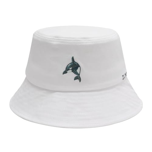 ZLYC Männer Frauen Sommer Fischerhüte Obst Hut, Weißer Wal, One Size von ZLYC