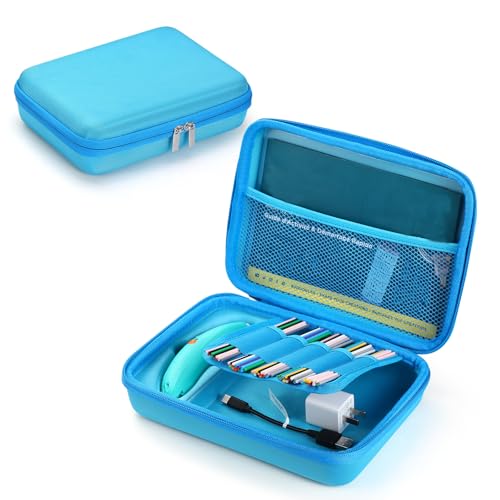 ZLiT Hartschalen-Tragetasche für 3Doodler Start+ Essentials (2024), 3D-Stift-Set für Kinder, schützendes Stifteetui, Aufbewahrung für 3D-Stift, Kunststoff-Filamentstränge und Ladekabel (blau) von ZLiT