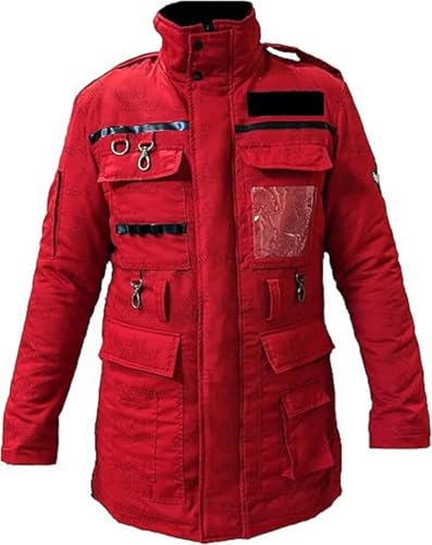 ZM ATTIRE Herren Ghost Cosplay Frozen Empire Paul Rudd roter Baumwollmantel, Rote Jacke - Baumwolle, S von ZM ATTIRE