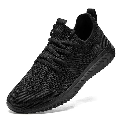 Damen Schuhe Sneaker Laufschuhe Sportschuhe Turnschuhe Schwarz Sportschuhe Tennisschuhe Freizeitschuhe Fitnessschuhe Walkingschuhe Shoes Outdoorschuhe Atmungsaktiv Leichte Slip On 36 EU von ZMBCYG