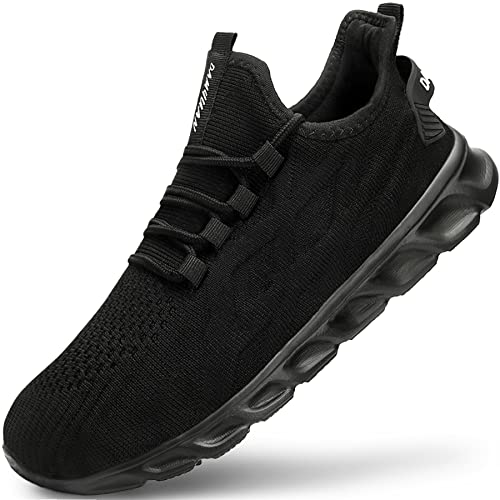 ZMBCYG Herren-Sneaker für Laufen, Walking, Tennis, Sportschuhe, Joggen, Fitnessstudio, Sneaker, D Schwarz, 46.5 EU von ZMBCYG