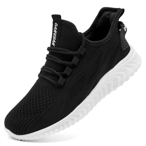 ZMBCYG Damen Schuhe Turnschuhe Sneaker Sportschuhe Laufschuhe Leichte Freizeitschuhe rutschfeste Atmungsaktive Tennisschuhe Schwarz 39 von ZMBCYG