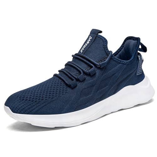 ZMBCYG Herren Sportschuhe Turnschuhe Laufschuhe Straßenlaufschuhe Tennisschuhe Sneaker Fitness Joggingschuhe Walkingschuhe Leichtgewichts Freizeit Atmungsaktive Schuhe Blau 40 von ZMBCYG