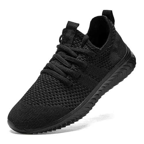 ZMBCYG Sneaker Damen Schuhe Turnschuhe Sportschuhe Turnschuhe Laufschuhe Tennisschuhe Slip On Freizeitschuhe Fitnessschuhe Schwarz Walkingschuhe Outdoorschuhe Atmungsaktiv Joggingschuhe Mesh 42EU von ZMBCYG