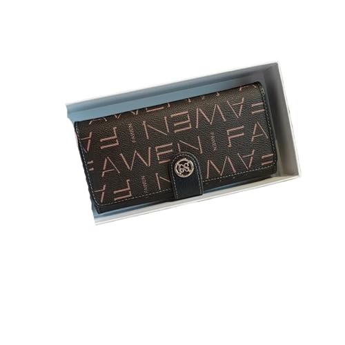 ZMCGNO Echtes Leder Luxus Lange Damen Geldbörse Multi Card Card Bag Große Kapazität Damen Handtasche Geldbörse(Color 01) von ZMCGNO