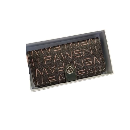 ZMCGNO Echtes Leder Luxus Lange Damen Geldbörse Multi Card Card Bag Große Kapazität Damen Handtasche Geldbörse(Color 02) von ZMCGNO