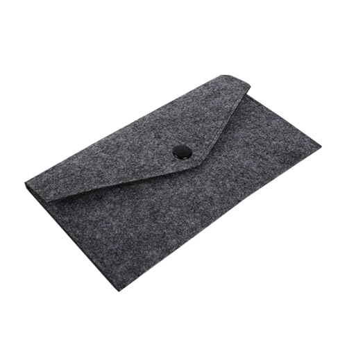 ZMCGNO Filz Geldbörse Brieftasche Tasche Wechselgeld for Schlüsselkartenhalter Kreditkartenhalter(Gray) von ZMCGNO