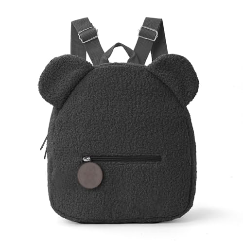 ZMCLZMD Rucksack Asweeting Kawaii Plüschtasche Niedliche Plüschfigur Daypack Schulhandtasche Niedlich Weiß-Black||28 * 25 * 13cm von ZMCLZMD