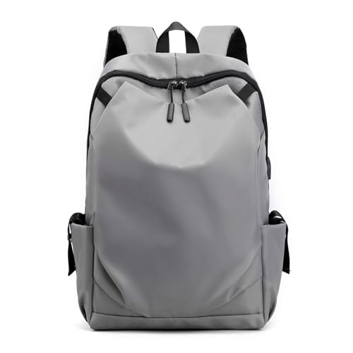 ZMCLZMD Schultaschen Rucksack Wasserdichter Tagesruck Lässiger Tagesrucksack Frauen Männer Für Uni Reisen Arbeit Schwarz Groß Schlicht Lässig-Dark Grey||44 * 27 * 14CM von ZMCLZMD